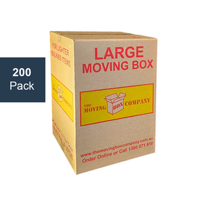 Large Tea Chest 93L Moving Box - 200 Pack