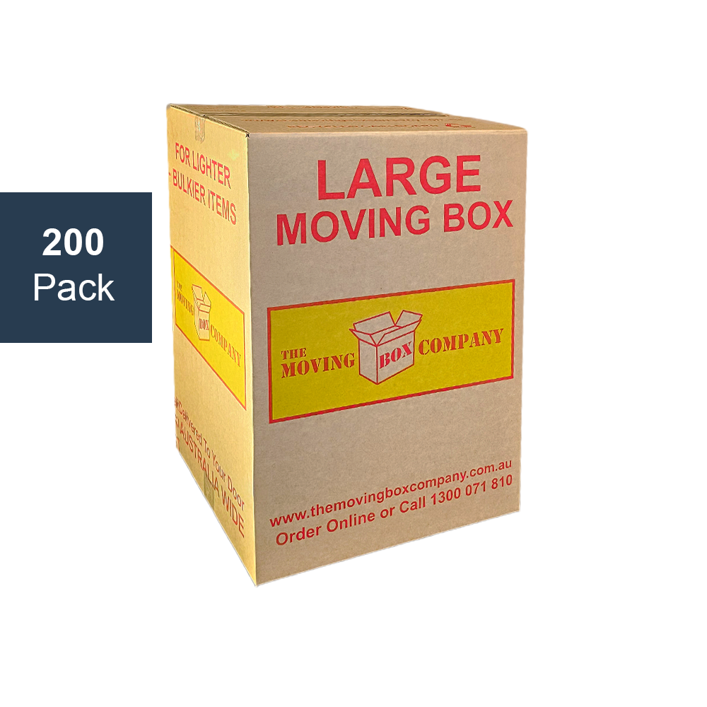 93L Tea Chest Moving Boxes - 200 Pack | Save 26%
