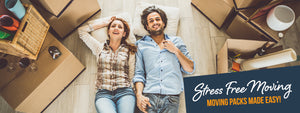 Stress Free Moving, Moving Packs Made Easy Banner
