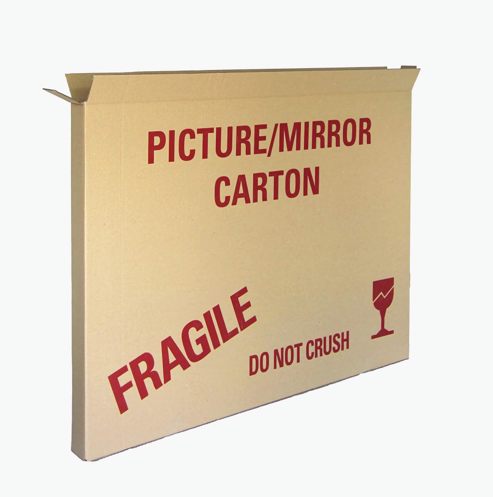 Picture and mirror packing box for framed artwork